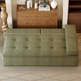 NessCarsti 79" Compact Convertible Sofa Bed, Cloud Loveseat for Apartment