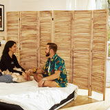 Room Dividers and Folding Privacy Screens, Wood Louvered Separators Divider Wall for Home Office