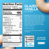 Legendary Foods High Protein Donuts, Glazed Vanilla, Low Carb, Low Sugar