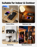 Outdoor Power Strip Waterproof IPX6, Outlet Extender, 8 AC+4USB