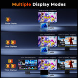 Docking Station Triple Displays Dual HDMI + VGA with Power Adapter,12 in 1 Surface Dock 2 for MS Surface Pro