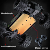 1/14 Brushless RC Cars for Adults Fast 50+ mph, RC Trucks 4x4 Offroad Waterproof, Electric Powered High Speed Remote Control Car, Fast Extreme All Terrain RC Truggy with 3S Battery for Snow Sand