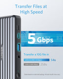 USB C Docking Station, PowerExpand 9-in-1 USB-C PD Dock, 60W Charging for Laptop