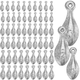 60 Pcs Fishing Weights Saltwater Kit 3oz 2oz 1oz Bank Sinker Saltwater Fishing Gear Fishing Weights Ceenna