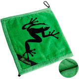 Frogger Amphibian 2-in-1 Golf Towel with Wet and Dry Technology, Green
