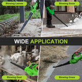 YOUGFIN Leaf Blower Cordless, 20V Handheld Electric Leaf Blower with 2.0Ah Battery and Charger