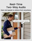 youkey 2K Wired Doorbell Camera No Subscription with Head-to-Toe Video