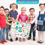 Monthly Calendar Whiteboard Dry Erase Cork Board Combination for Wall, 24"x18" Magnetic Dry Erase Board, Double-Sided White Board, Portable Board for Office, Kitchen, Planning, Memo, School, Home ABERLLS