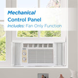 Window Air Conditioner 5000 BTU, Cools Up to 150 Square Feet White BLACK+DECKER