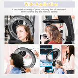 pedenencelia Professional Salon Standing Hair Dryer,3-in-1 Orbital Hair Dryer,LED Control Panel,Adjustable time Temperature,Multiple Mode Options,1200W,with Towel