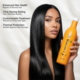GK HAIR Vegan Nanoplastia Smoothing Hair Treatment – Keratin Brazilian Blowout Deep Conditioning Hair Mask – Anti Frizz Hair Products Hair Mask for Damaged Hair Products for Shiny, Healthy Hair