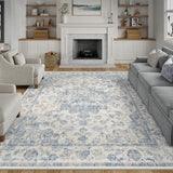 WondRg 12x15 Blue Neutral Area Rug