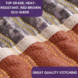 Infrared Heating Amethyst Mat - Full Size 72"x24" - Natural Crystals - Adjustable FIR Heat 86°-158°F - Deep Warmth Hot Stone Pad MediCrystal