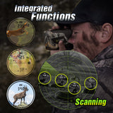 TideWe Hunting Rangefinder with Rechargeable Battery, 1000Y Camo Laser Range Finder 6X Magnification