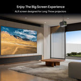 Valerion 120-inch Fresnel ALR Projector Screen, 16:9 Fixed Frame, Daylight Viewing, 1.8 Gain, 85% Ambient Light Rejection (Ceiling & Side), Compatible with Long Throw Projectors
