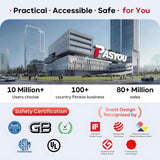 PASYOU Adjustable Foldable Weight Bench for Home Gym with 660LBS, Workout Bench for Incline Decline Flat Bench Press, Full Body Strength Training