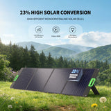2400W Portable Power Station with 200W Solar Panel 1843.2Wh Solar Generator