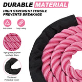 Jump Rope, Weighted Jump Rope for Women, 1.5LB Adult Skipping Rope for Fitness, Home Gym Workout Equipment, Heavy Exercise Jumpropes for Weight Loss, Shape body, Strength Training, Total Body Workout KUZARO