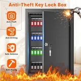 250 Position Wall Mounted Key Lock Box, Key Cabinet with Drop Slot