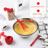 Kitchen Utensils Set, Cooking Utensil Set Kitchen Gadgets, Pots and Pans set Nonstick and Heat Resistant, 24 Pcs Nylon, Cookware Sets