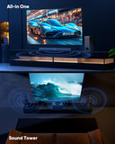 INFITBO Sound Bar for Smart TV 2.1CH 190W Peak Power Soundbar with Subwoofer Detachable 2-in-1 BT 5.4 Newest Surround Sound System 12L Deep Bass for PC Game with HD-ARC/Opt/USB/AUX Home Theater INFITBO