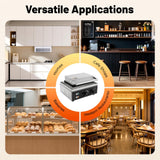 Donut Maker Machine Electric Doughnut Baker Maker Machine 110V Commercial Use Nonstick, Temperature 122-572℉,Commercial Waffle for Restaurant and Home Use (12 Holes Donut Maker)