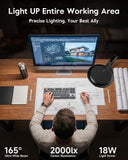 LitONES Desk Lamp for Home Office, Professional Video Call Light, CRI>98