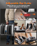 JZBRAIN Shiatsu Foot Massager Machine with Heat : Deep Kneading Calf Massager with Vibration for Plantar Fasciitis, Neuropathy, Pain Relief, Circulation - for Home and Office Use