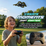 NUTTY TOYS RC Stunt Airplane for Kids & Adults - 3X Extended Battery Life, Top LED Jet Fighter 2026, Remote Control Plane Ages 8+, 360° Flip & Roll Drone, Best Easter Basket Stuffers & Boys Gifts Idea