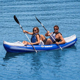 SOLSTICE Rogue 1 to 2 Person Inflatable Fishing Kayak Boat for Adults & Kids 10'6'' X 33'' | Tandem 2 Blow Up Seats & Spray Skirt | Reinforced K-80 26 Gauge PVC Material Solstice