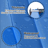 Polar Aurora 4'x10'x2 Thick Folding Gymnastics Exercise Mat Aerobics Stretching Yoga Mats (Blue) Polar Aurora