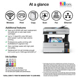 Epson EcoTank Pro ET-5170 Wireless Color All-in-One Supertank Printer with Scanner, Copier, Fax