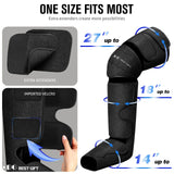 Gifts for Mom, Dad, Men, Women & Loved Ones – Air Compression Leg Massager with Heat – Ideal for Christmas, Mother Day & Father Day – Relieves Muscle Fatigue for Feet, Legs, Calves, Thighs, and Knees