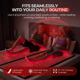 Nuvio Red Light Therapy for Body Mat 5 Intensity Levels for Muscle Recovery