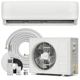 Mountman 18000 BTU Mini Split AC/Heating System,19 SEER2 208/230V Energy Efficient Ductless Inverter System,Cools Up to 1250 Sq.Ft with Pre-Charged Condenser,Heat Pump & Installation Kits