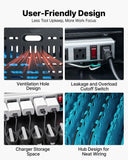 VEVOR 12-Device Charging Cabinet for Tablet & Laptop, Lock Charging Station