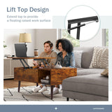 DUMOS Coffee Tables with Storage, Lifting Top for Living Room