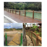 Heavy Duty Pond Safety Netting Durable Anti Fall Climbing Net with Natural Jute String 15cm Mesh Perfect for Fish Protection & Garden Safety Decor Solutions