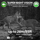 M. A. C.® 4K Trail Camera equipped 48MP Resolution, 0.2s Trigger Speed, 2" TFT Display, IP65 Waterproof, Game Camera with Night Vision Perfect for Wildlife, Home Security & Hunting The Men's Authority