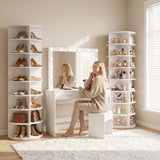 Rotating Shoe Rack,Shoe Shelf,Shoe Organizer for Closet,Spinning Shoe Racks