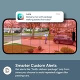 Luna Video Doorbell Camera Wireless, 2.4GHz Wi-Fi Doorbell with Chime