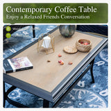 Sophia & William Metal Patio Furniture Set, 7 Seats Outdoor Conversation