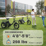 NARRAK Electric Tricycle for Adults,Fat Tire Folding Electric Trike,3 Wheels Electric Bicycle Bikes, Peak 700W/1100W Step-Thru Etrike with Removable Battery and Large Basket