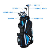 Callaway Golf Men's Strata Complete 12 Piece Package Set (Left Hand, Blue) Callaway
