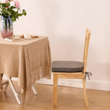 IPYNBAP Chair Cushions for Dining Chairs with Ties and Removable Cover, Dining Kitchen Chair Pads with Non-Slip Bottom