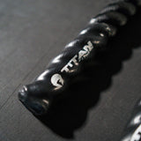 Titan Fitness Battle Rope 40ft x 2in, Poly Dacron Heavy Rope for Home Gym Conditioning Workouts, Cross-Train, Strength Training Exercises Titan Fitness