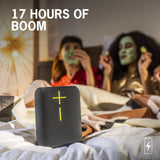 Ultimate Ears EPICBOOM, Portable Wireless Bluetooth Speaker, Big Bass and Immersive, 360-Degree Sound, Adaptive EQ, IP67 Waterproof, Floatable, 17 Hour Battery, 180 ft Range, USB C - White