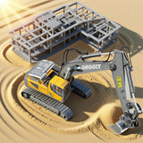 BLQCSLH Excavator Set，rc Dump Truck Command The Site Conquer The Dir，2.4Ghz Remote Control Construction Vehicle Set Children's Toys，Alloy Material Simulate True Scale (Excavator)
