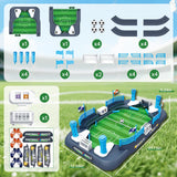 Juivin Tabletop Soccer Foosball Game Set- Mini Football Table Board Game for Kids & Family, Interactive Indoor Party Toy for Boys Age 6-12 & Family Game Nights