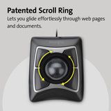 Expert Wireless Trackball Mouse (K72359WW) Black, 3.5" x 6.1" x 8" Kensington